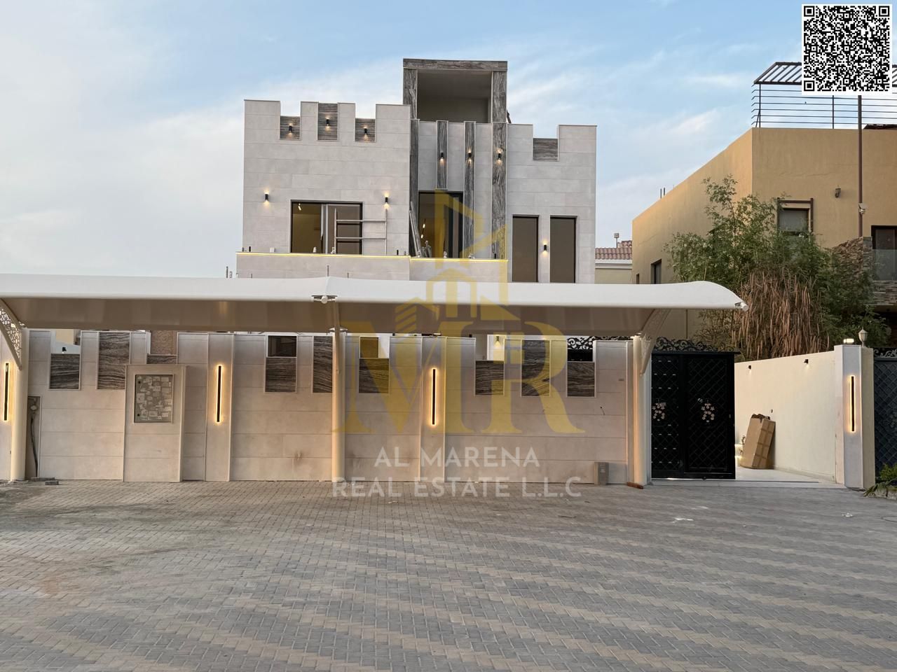 Modern Villa for Sale in Al Mowaihat 1 On Main Road | 5 Master Bedrooms | Maid’s Room | Spacious Yard