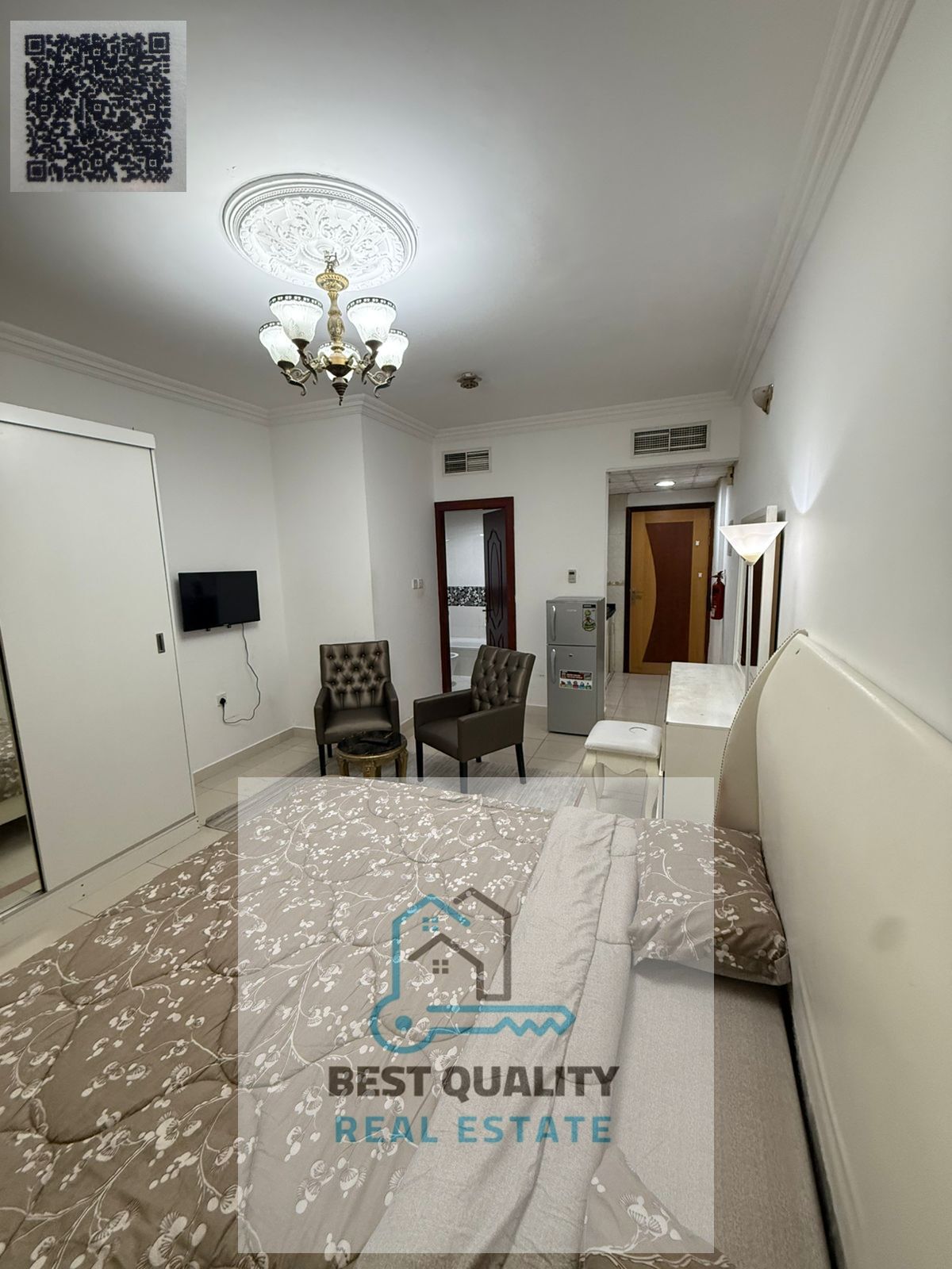 Studio Including All Bills with Balcony and Open View – Corniche – Al Rumaila