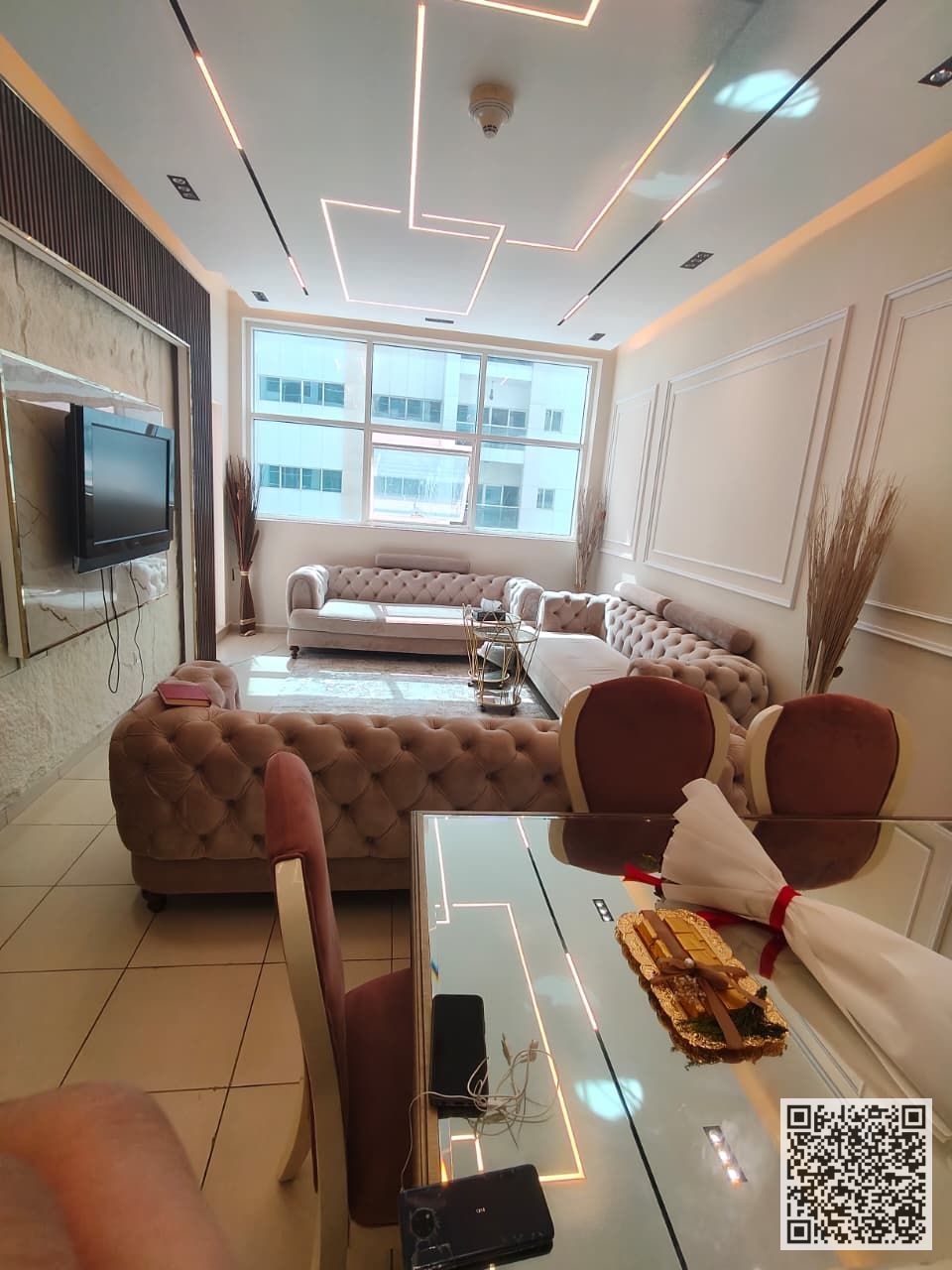 The most luxurious2-BHK open view balcony, fully furnished, elegant furniture and a fully equipped kitchen with private parking and garden