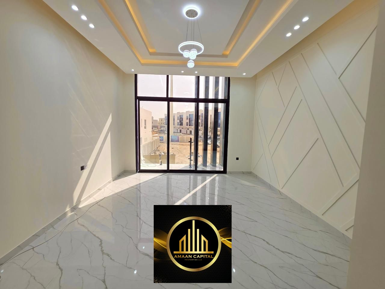 Luxury villa with modern design and high-end finishing located in Al Amerah – Ajman.