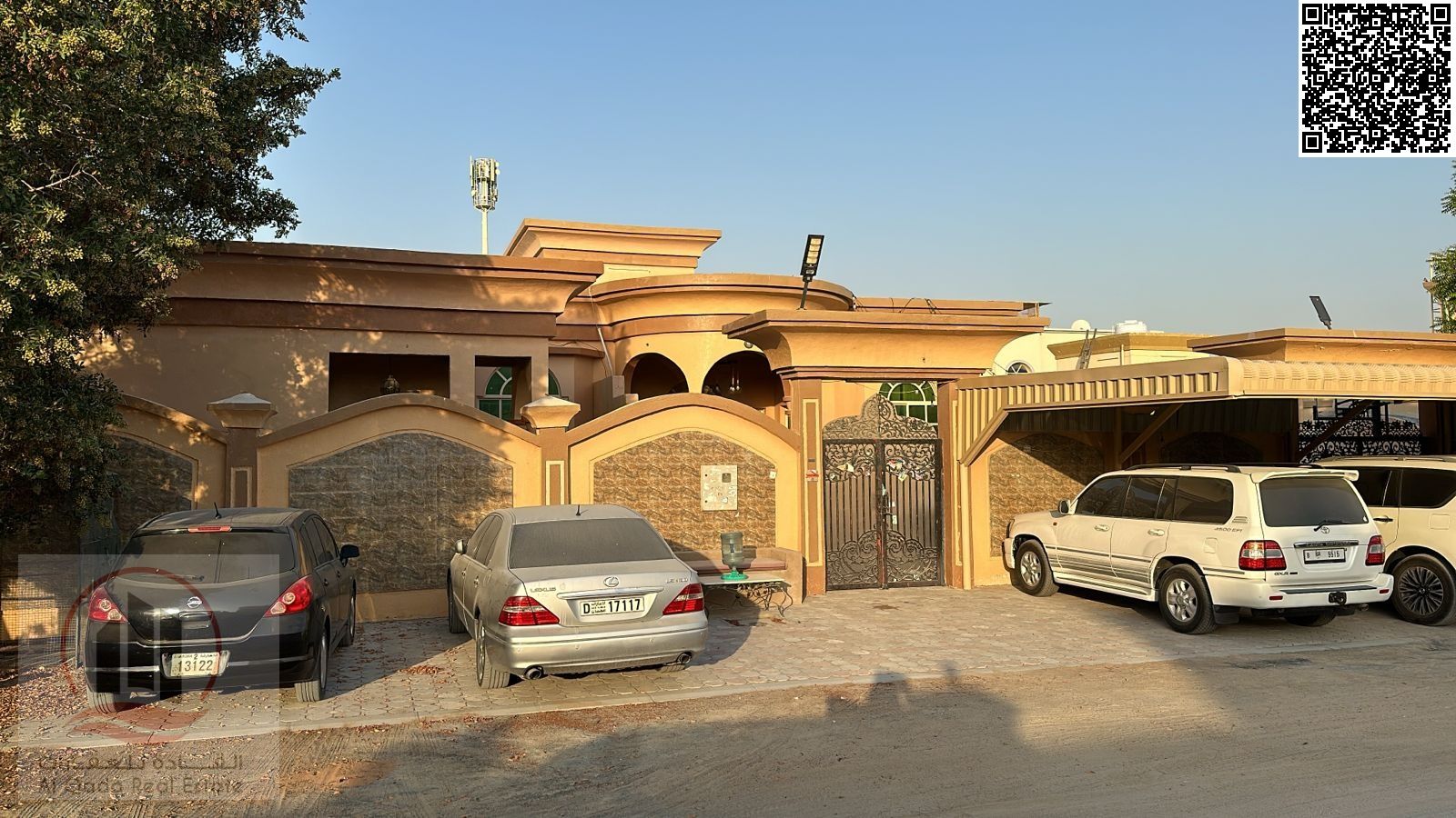 Villa for sale with an area of 11,400 square feet located in Ajman Al Rawda 1
