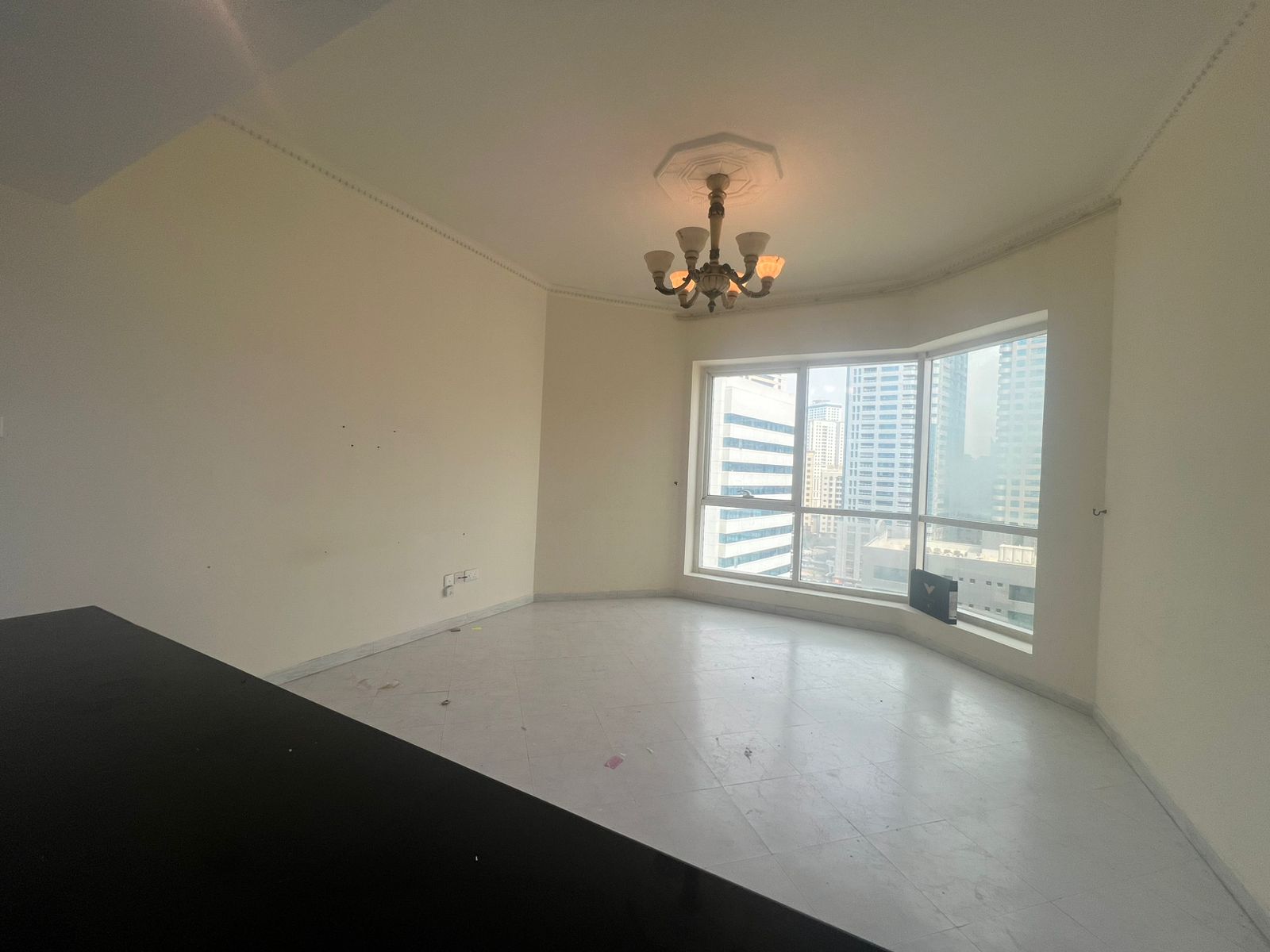 Luxury 1-bedroom apartment with a hall, free AC, free gym, and open view in Al Majaz 3.