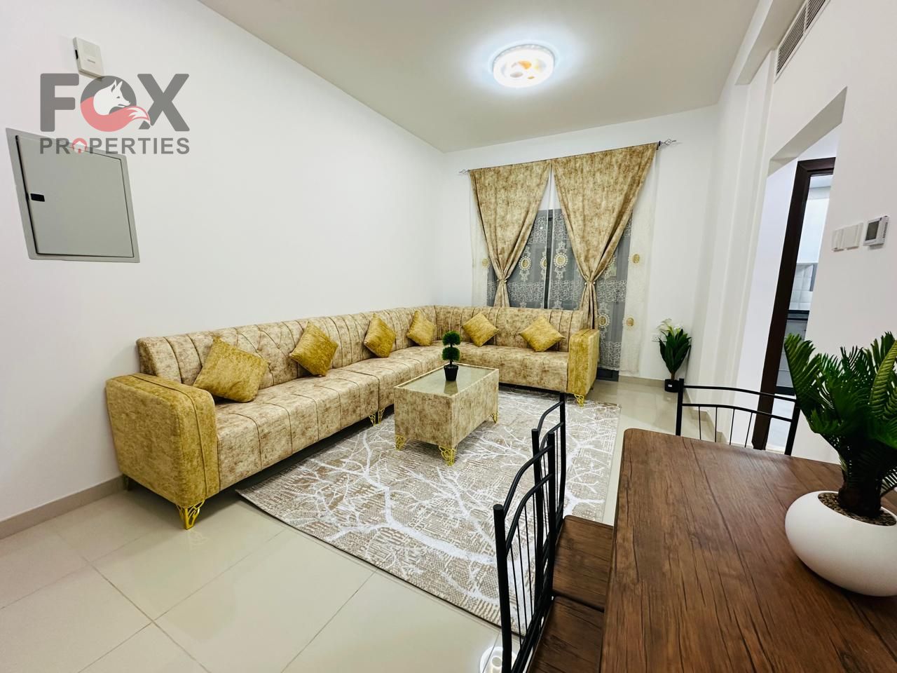 Includes bills | Balcony | Central air conditioning | Spacious area | Prime location | Easy exit to Dubai