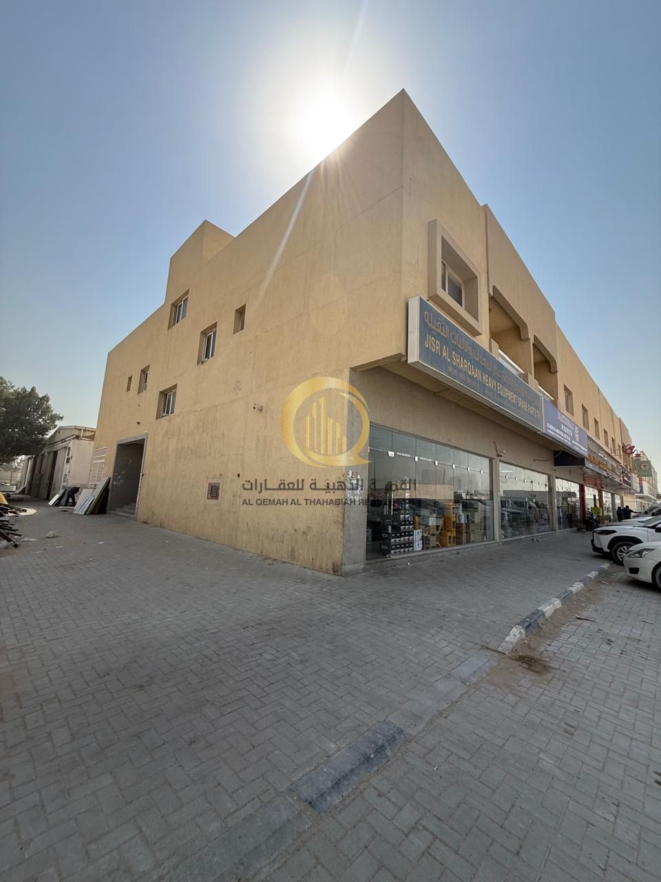 A built land in Al-Sajaa consists of: Ground + first floor building, and it includes: 8 apartments: 6 studio apartments