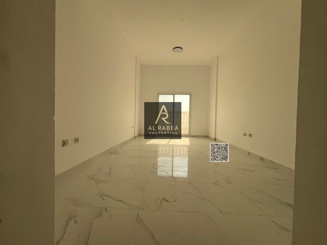 Brand New 1 Bedroom Apartment with Open View and Central AC for Annual Rent