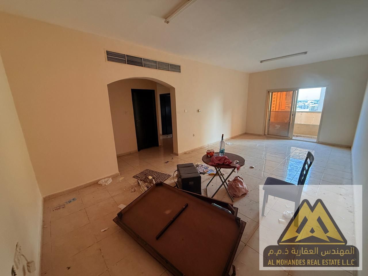 Three-Bedroom Apartment with Living Room for Annual Rent in Al Nuaimiya 1 Ajman Opposite Al Hikmah School Master Bedroom 3 Bathrooms Balcony