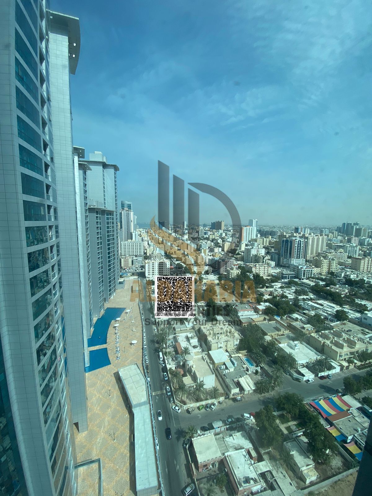 A great rental opportunity in a spacious apartment located in Corniche Tower, featuring a direct sea view and a prime location close to the Corniche,