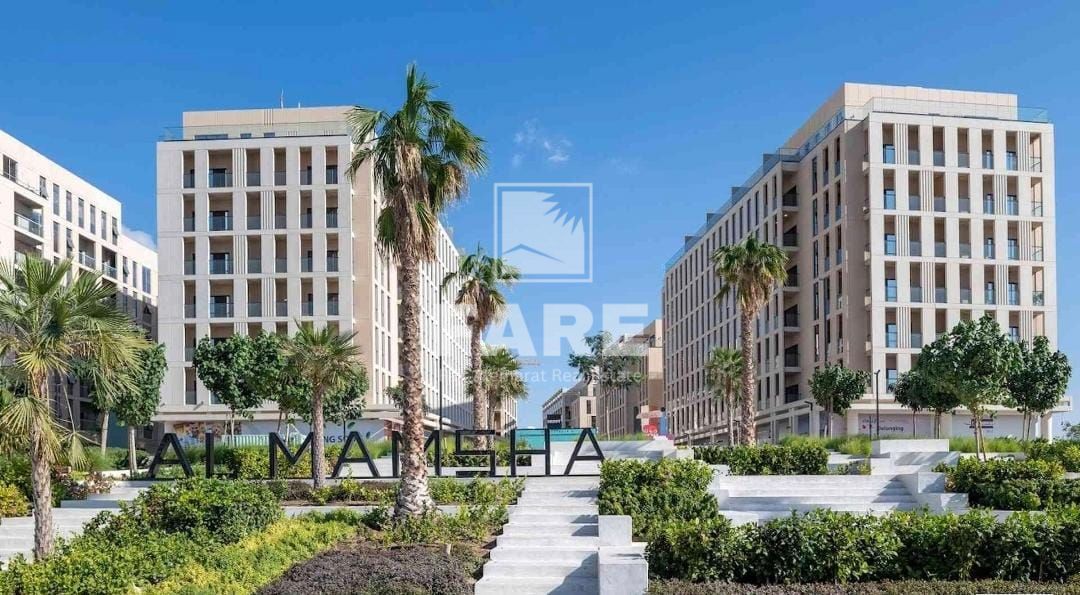 one bedroom and living room for sale in the best phase of the Al Mamsha project
