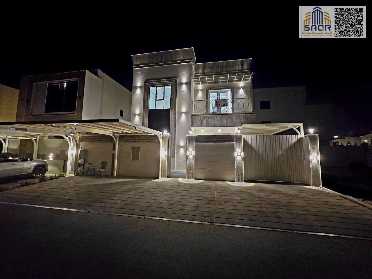 Includes water and electricity / Central AC with units / Two floors, 5 rooms