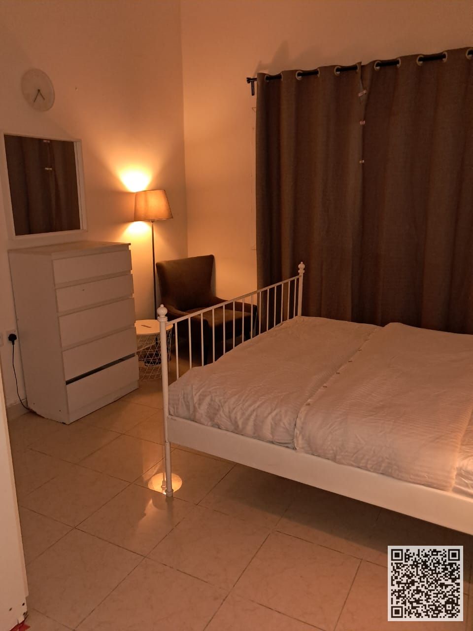 Two-bedroom apartment with a living room, fully furnished with elegant and tidy furniture, available for monthly rent in Al-Hamidiyah. All bills