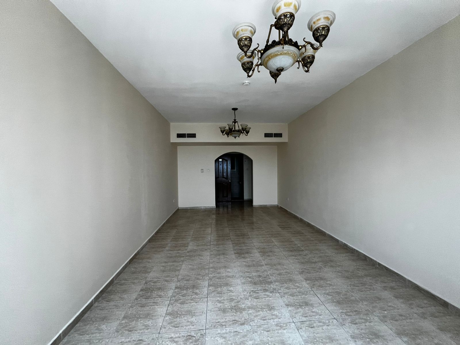 For rent – Two bedrooms and a living room in Al Taawun | Air conditioning included | Gym | Swimming pool | Parking
