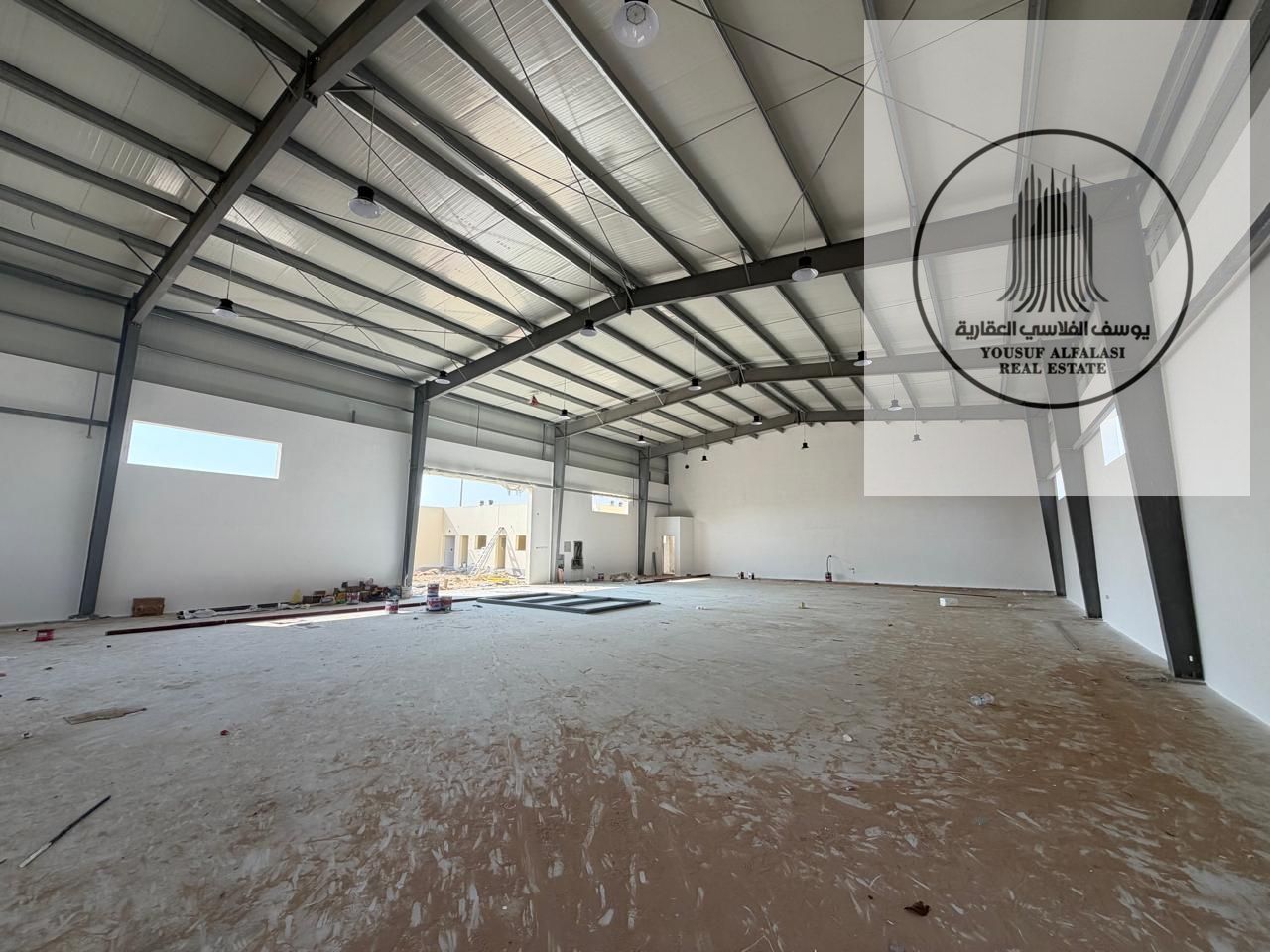 Warehouse for rent in Al Jurf Industrial Area 3 area 5500 sq ft electricity 50 kW