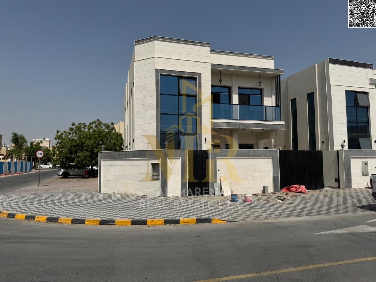 Luxury villa for sale in Al Muwaihat 2 - Corner - Price includes electricity, water and sewage