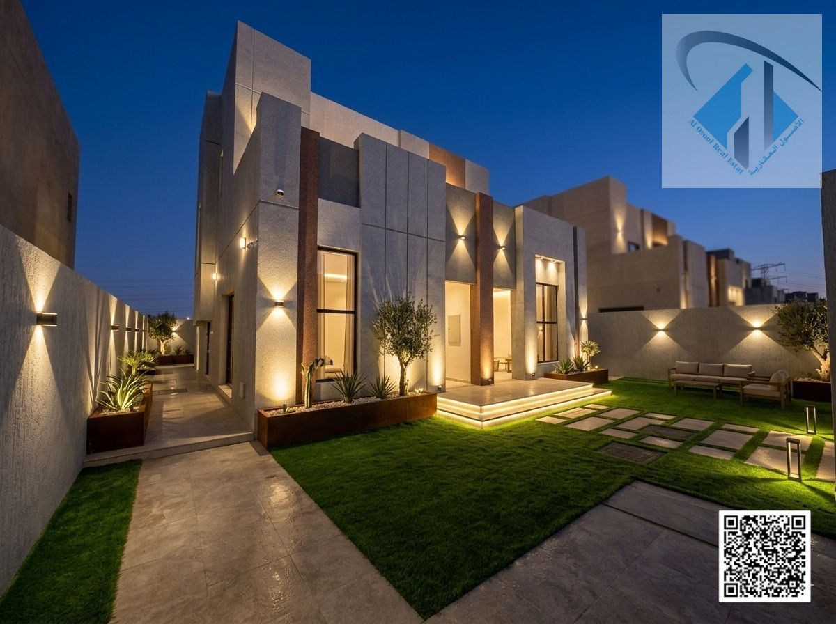 4-bedroom villa for sale,High-end finishing, including registration fees, at a bargain price.