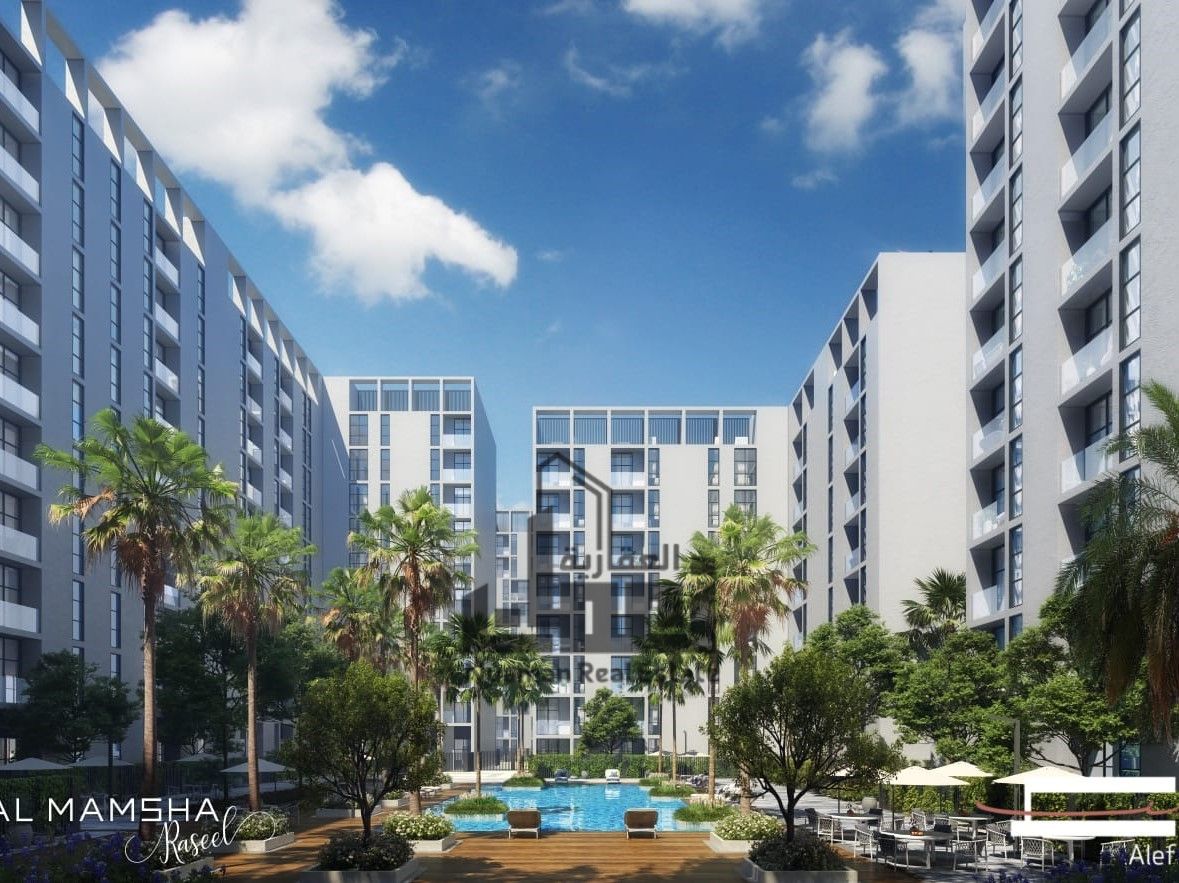 1BR Apartment for Sale in Al Mamsha Sharjah | Pool View | Flexible Payment Plan Property Overview: Discover luxury living in Al Mamsha, Sharjah’s pre