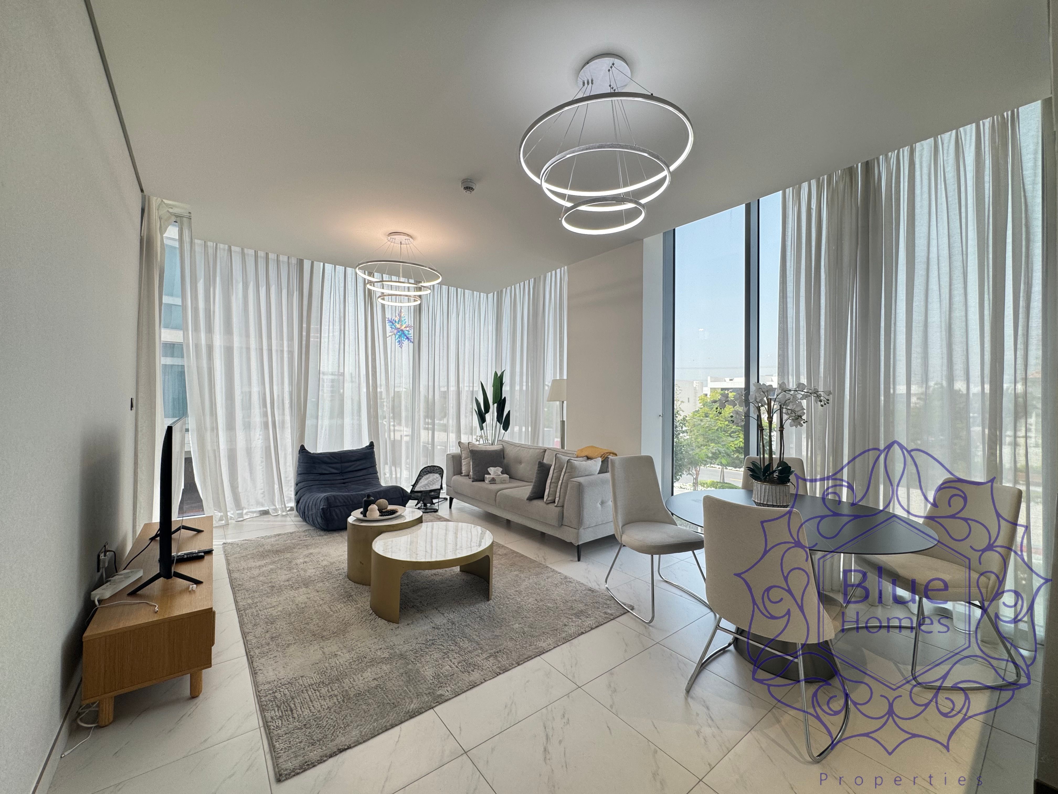 Elegant Fully Furnished 1BHK Crystal Lagoon Community District One