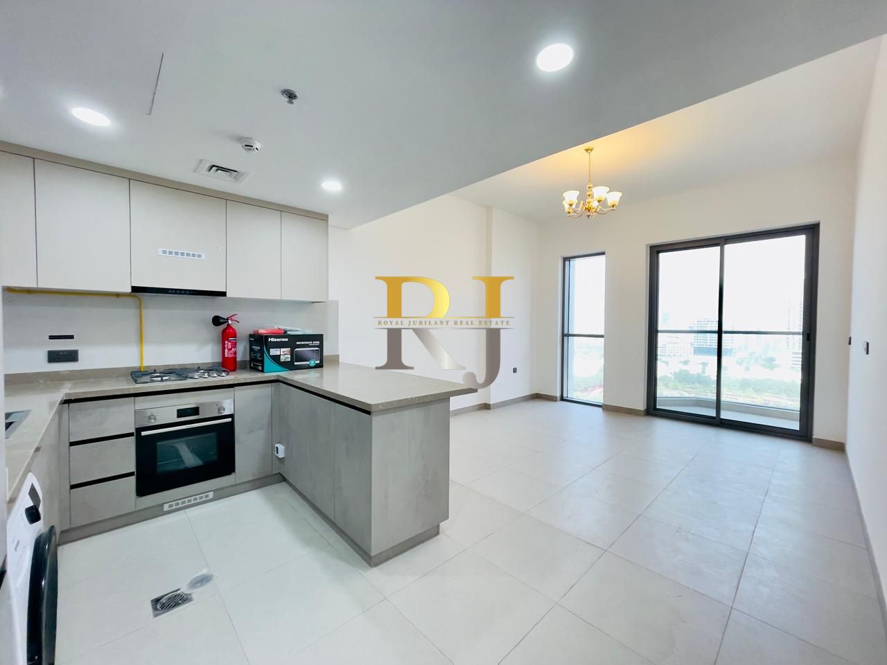 1-Bed Apartment | Oasis Vista Residences | Balcony & City View | Open-Plan Layout