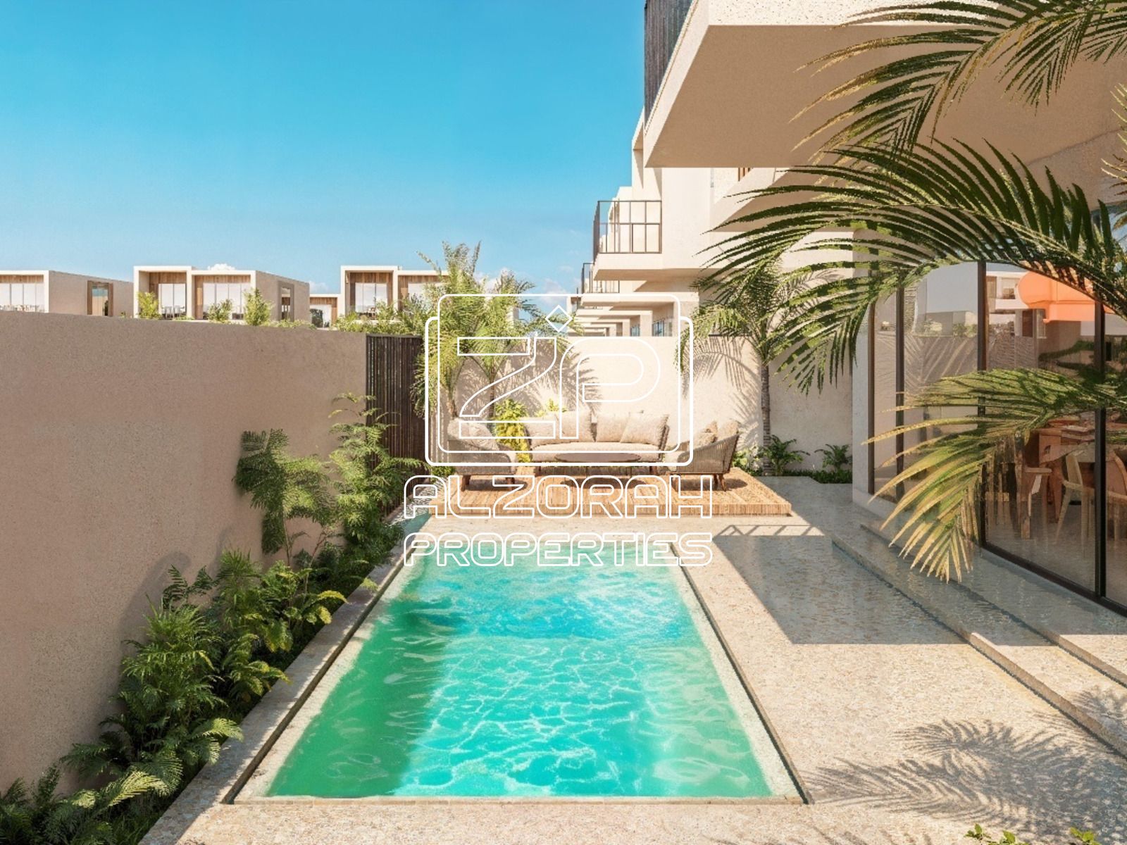 Modern Family Villas with Lagoon