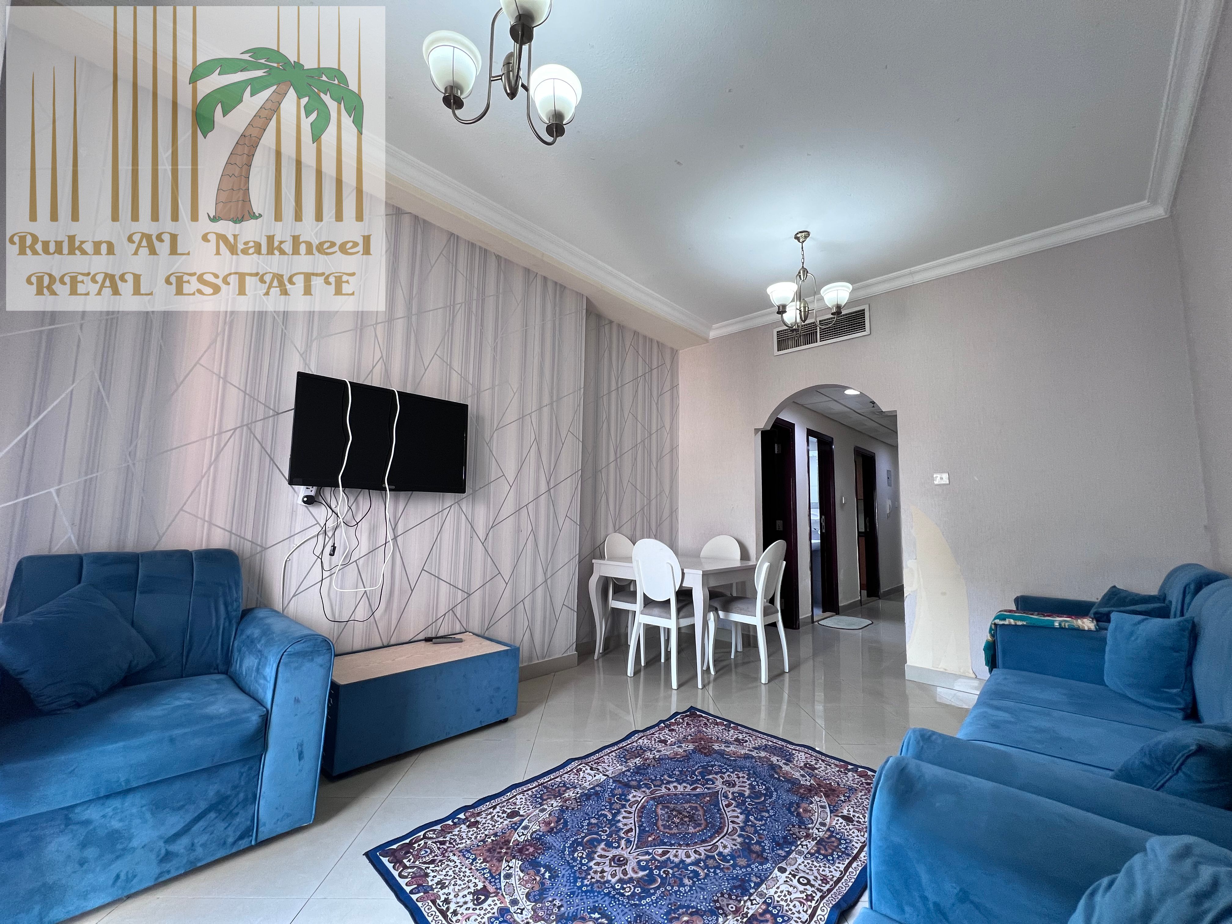 Fully furnished lavish monthly 2bhk 2bath with balcony open view ready to move in good location for more details & information contact us