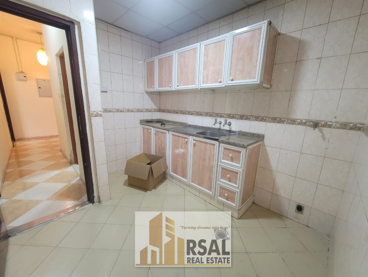 Specious 1BHK With Balcony/Family Building/No Deposit/Near Sheikh Bin Zaid Road