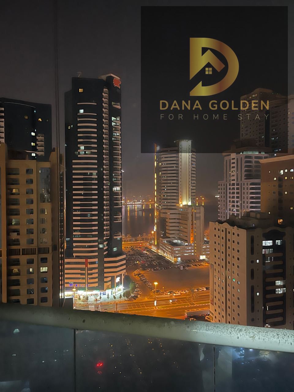 Two-bedroom apartment with a living room for rent in Al Taawun