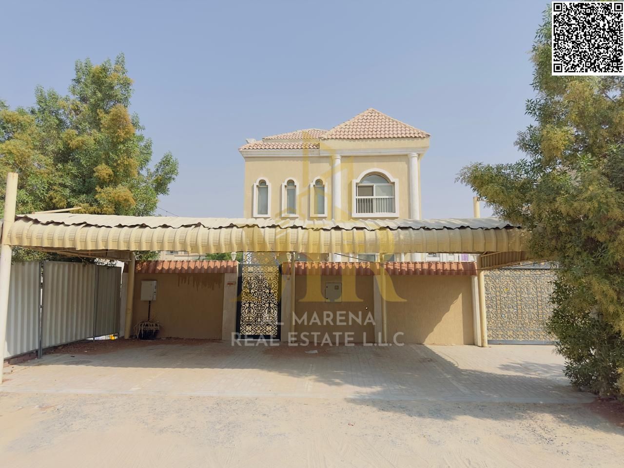 Luxury villa for sale in Al Rawda 1 - 5 master bedrooms with majlis, living room, large yard, all services included