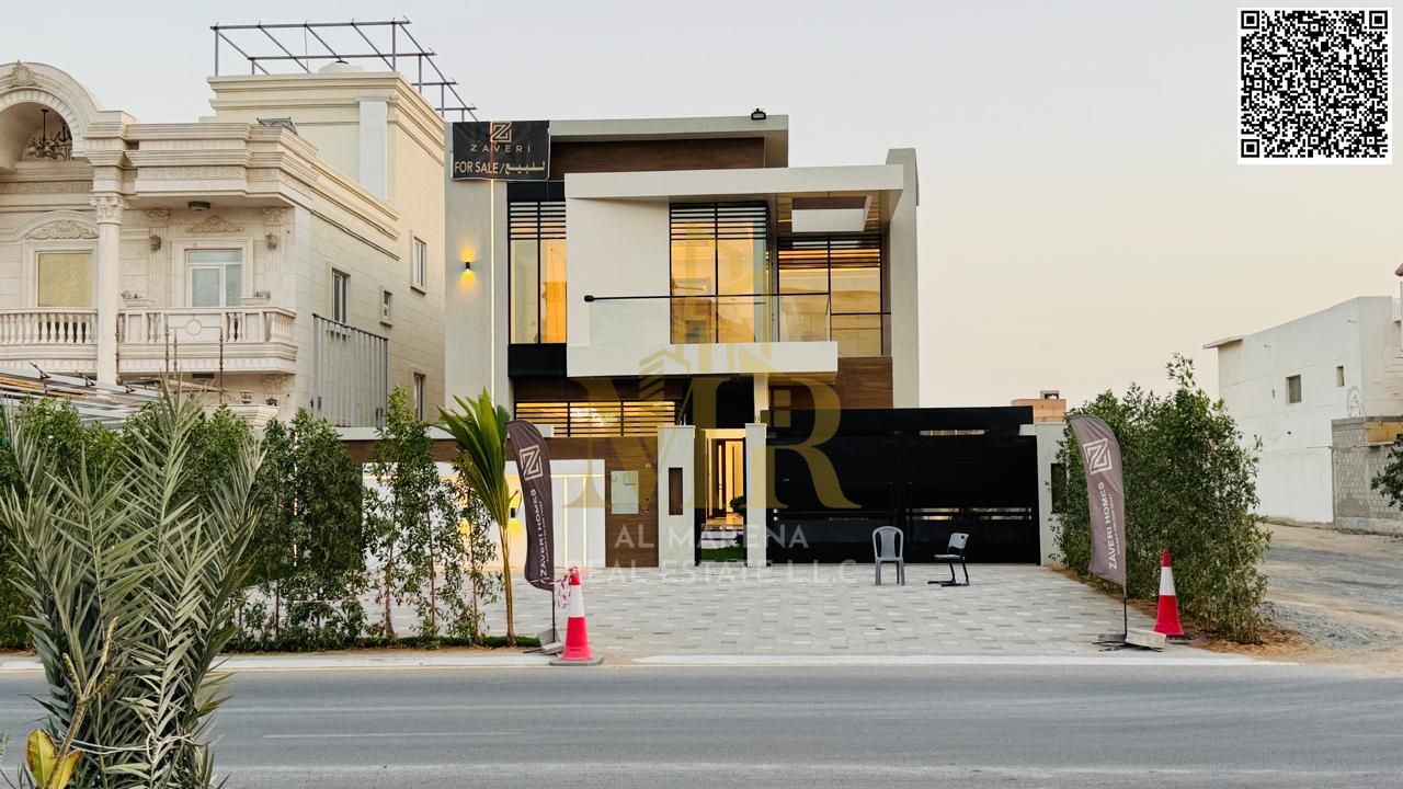 Luxury villa in Al Muwaihat 1 – spacious and high-end finishing, price includes electricity, water, and air conditioning.
