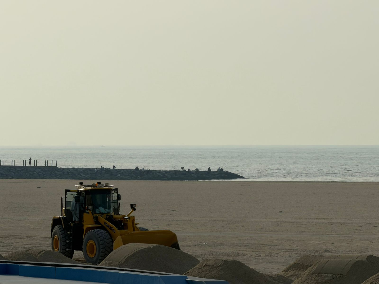 Only 27,000. Two bedrooms, living room, sea view, first row on the Corniche.