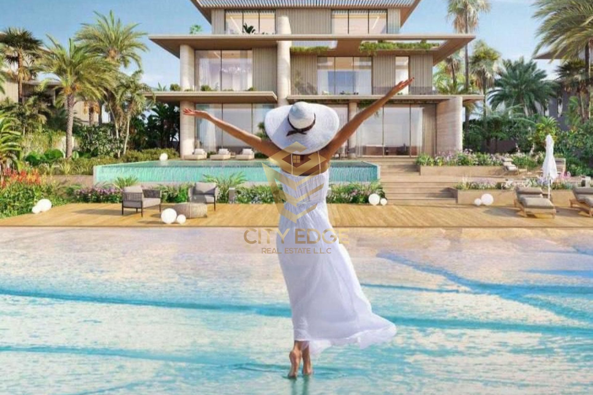5BR villa direct sea view prime location ready now