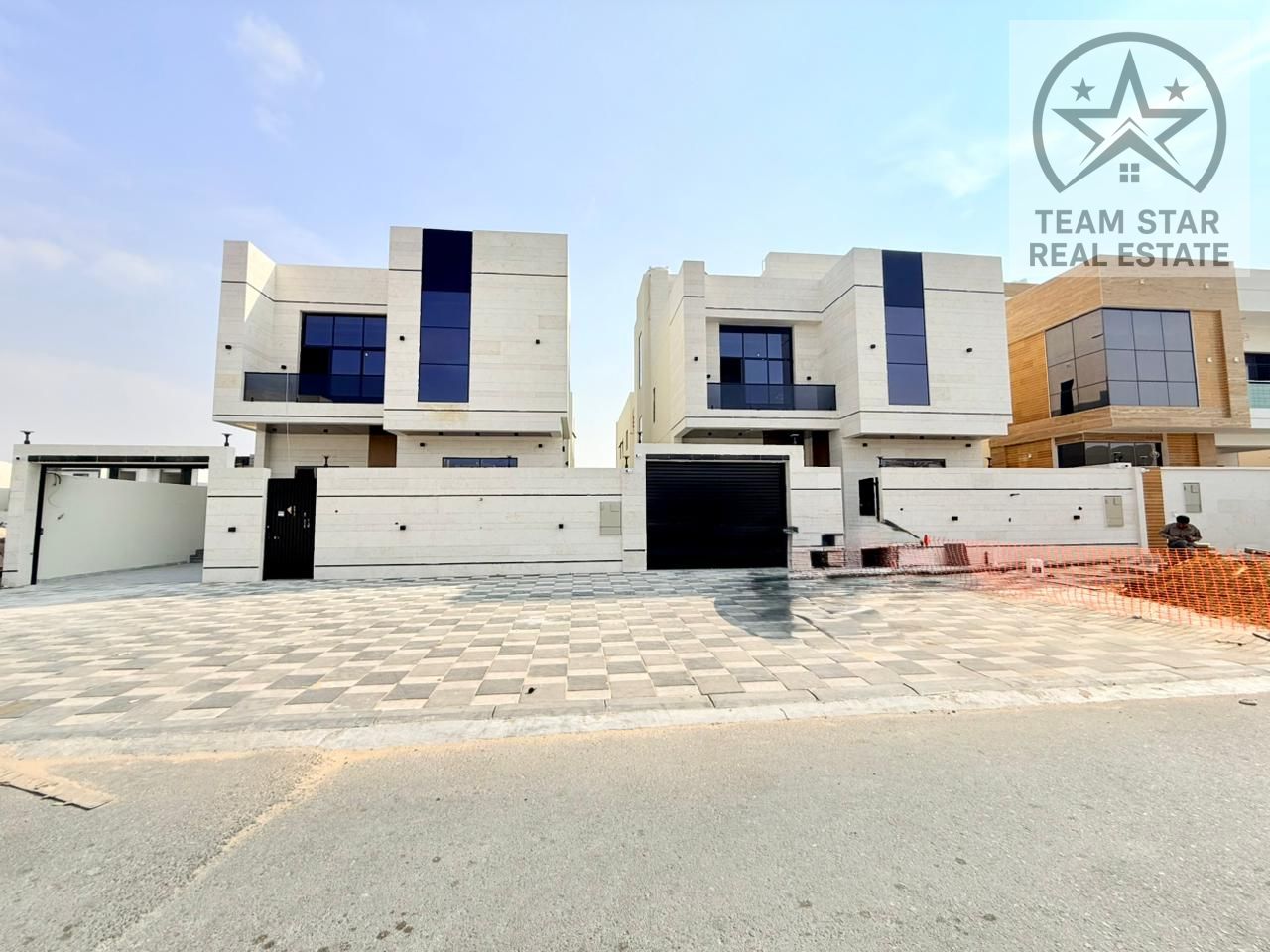 High-end finished villa, first occupancy, spacious rooms with built-in wardrobes