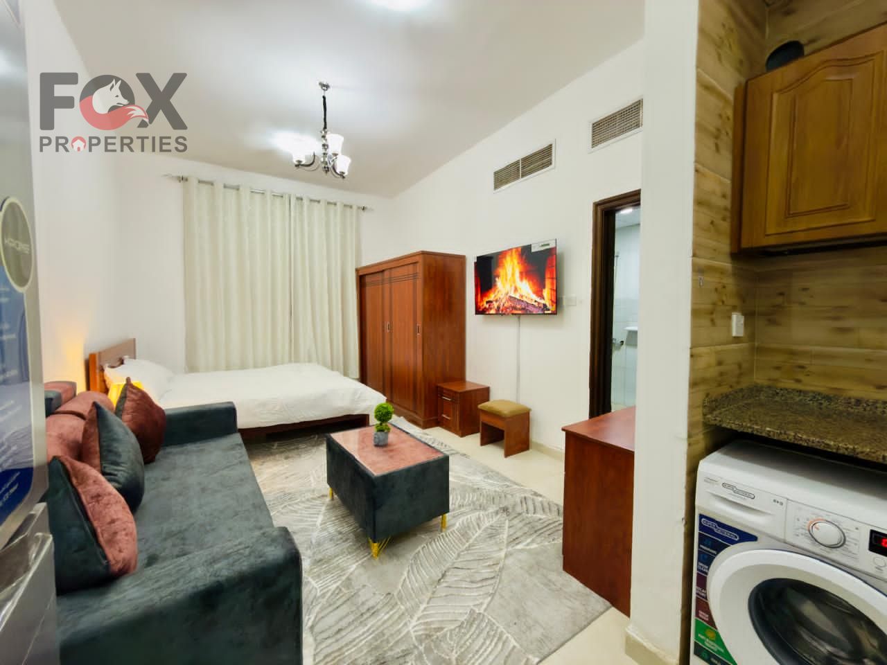 All bills included | High-quality furnishings | Spacious | Prime location | Easy access to Dubai | Studio in Al Rawdah, Ajman