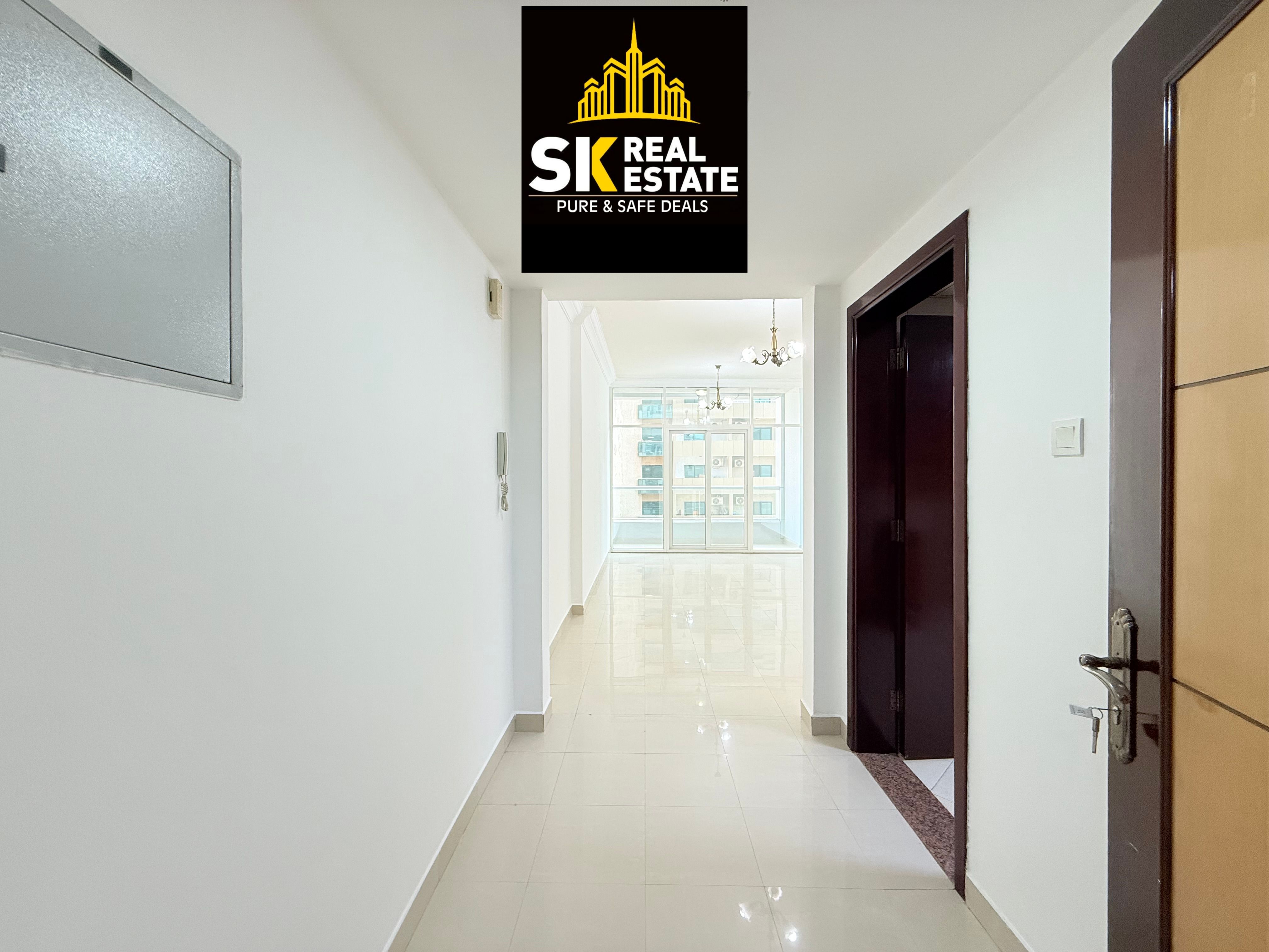 READY TO MOVE 3 YEAR FIX RENT SPACIOUS ONE BHK WITH BALCONY WITH POOL & GYM EASY TO DUBAI EXCESS