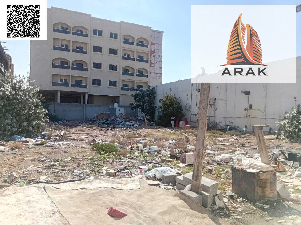 Annual Rent – Al Rawdha 1, Ajman Spacious yard available for annual rent