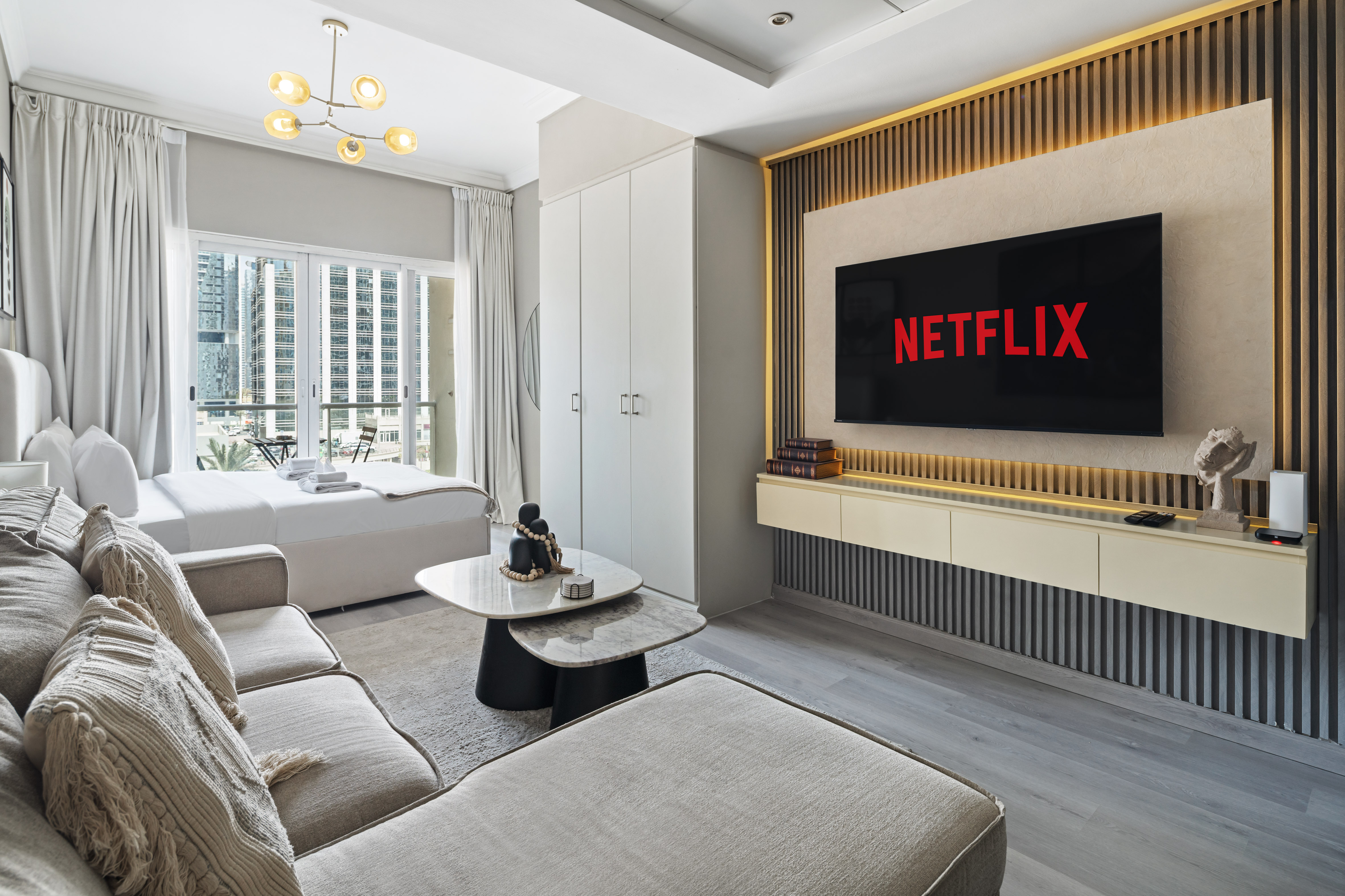 Upscale studio at JLT near metro