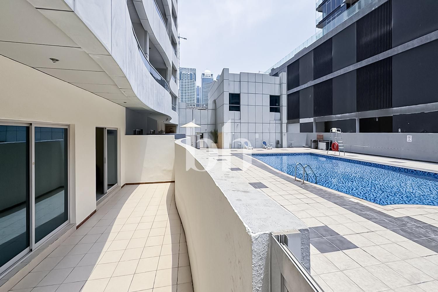 Private Garden Terrace with Direct Access to Pool