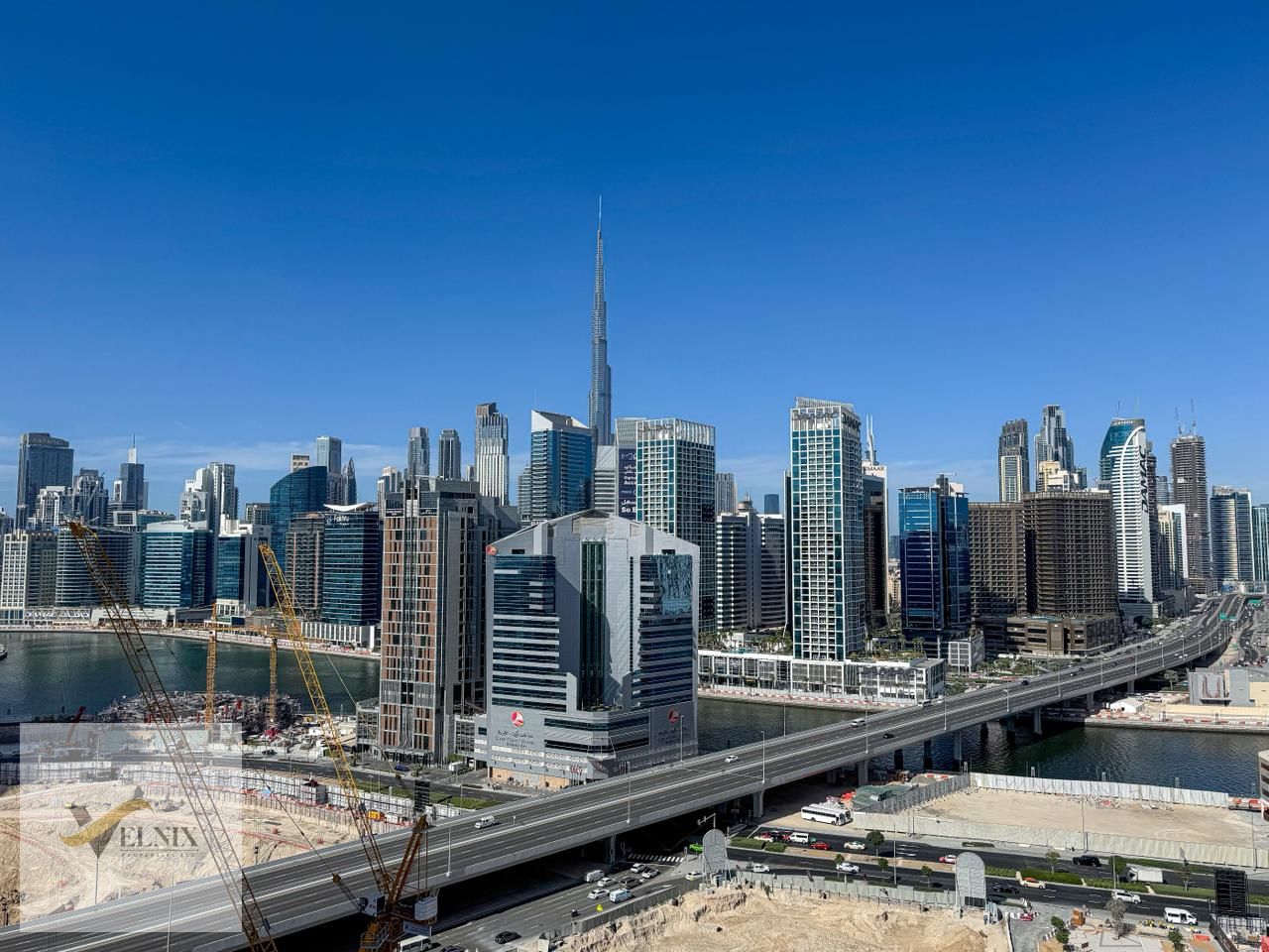 Burj Khalifa & Canal View | Top Floor | Premium Furnished 1 BHK | Spacious Layout | SOL AVENUE