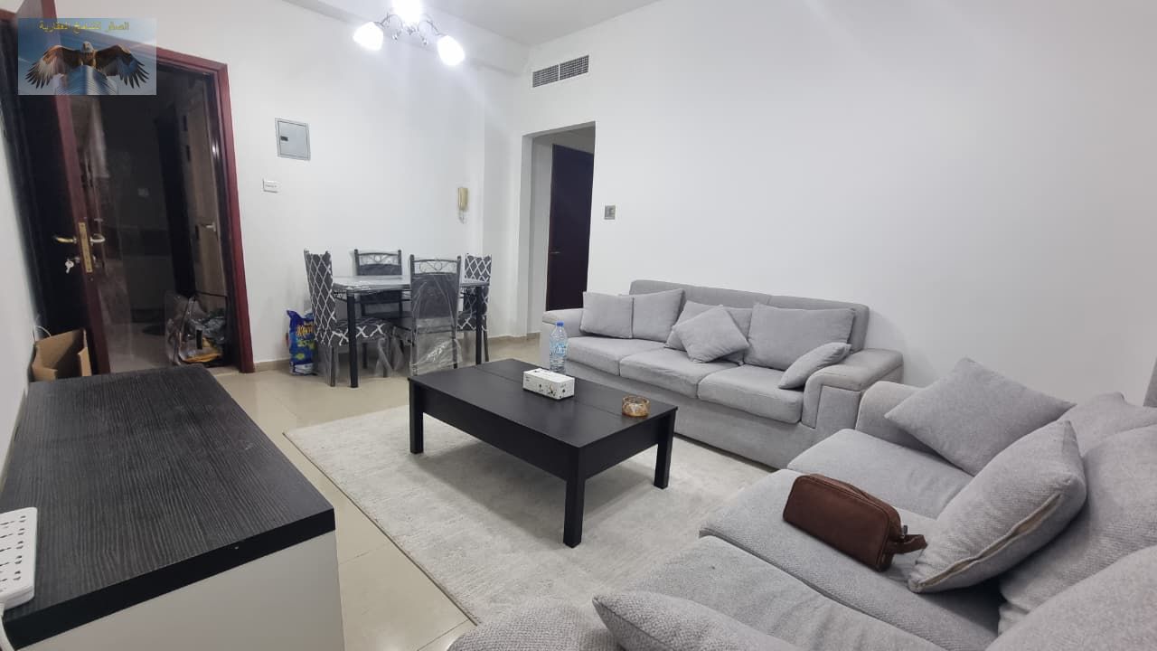 Beautiful furnished bedroom and living room in a prime location in Sharjah + close to services and easy access to Dubai