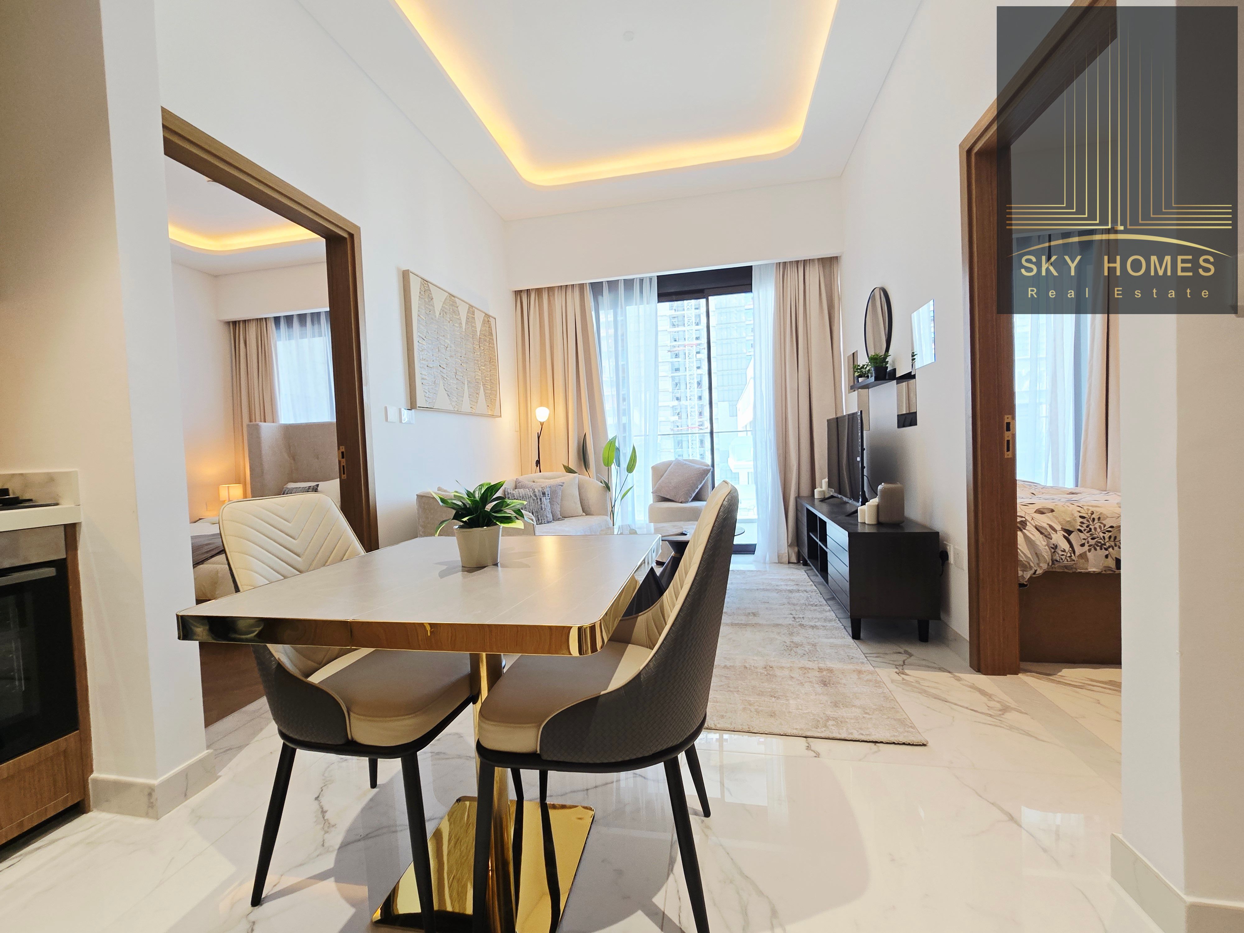 FULLY FURNISHED 2BHK APARTMENT WITH KITCHEN APPLIANCES AVAILABLE RENT 120K