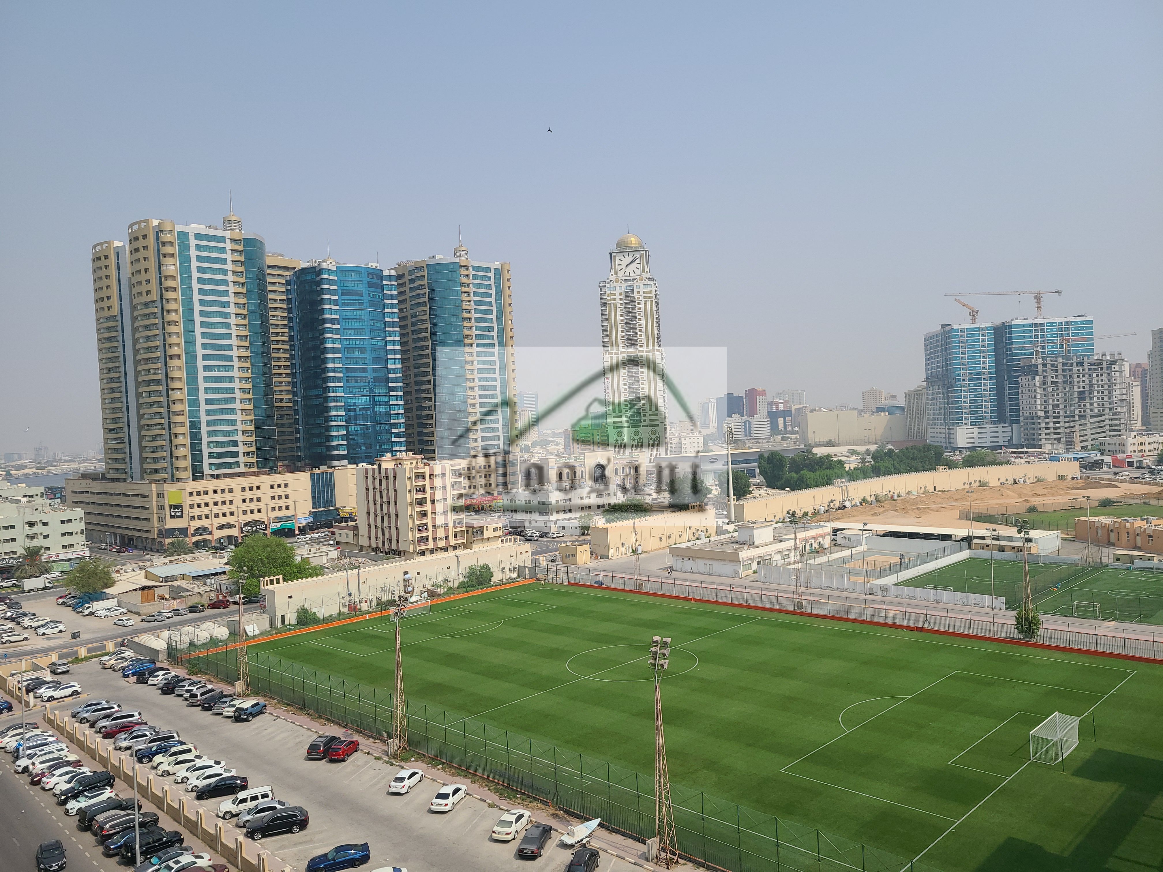 Big Size 2 BHK Open Stadium View Apartment Available for Rent AED 39,990/- 6 Payments in Rashidiya Tower, Ajman