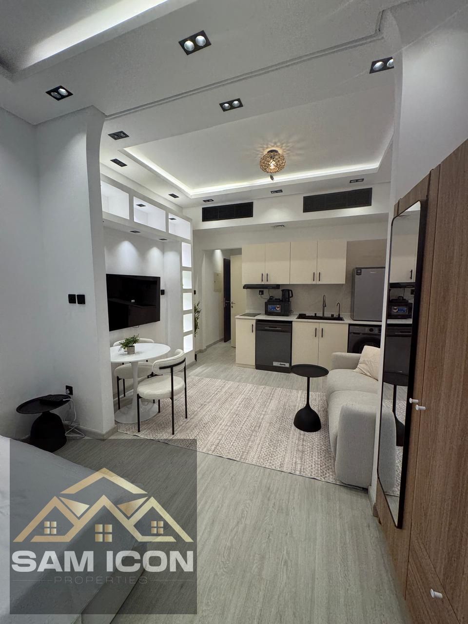 Furnished Studio | Noora Residence | Modern Open-Plan Layout