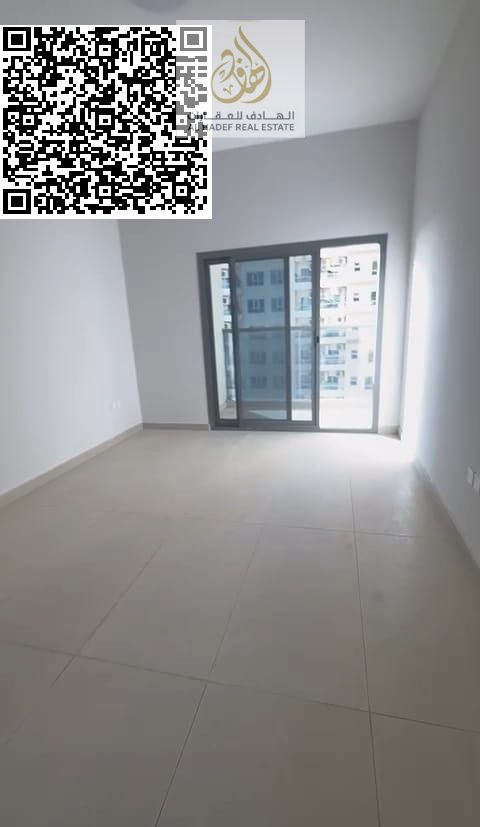 Studio apartment, first occupancy, large area with balcony, swimming pool, park and gym in Tower Garden Residence, Al Amerah area, 25000