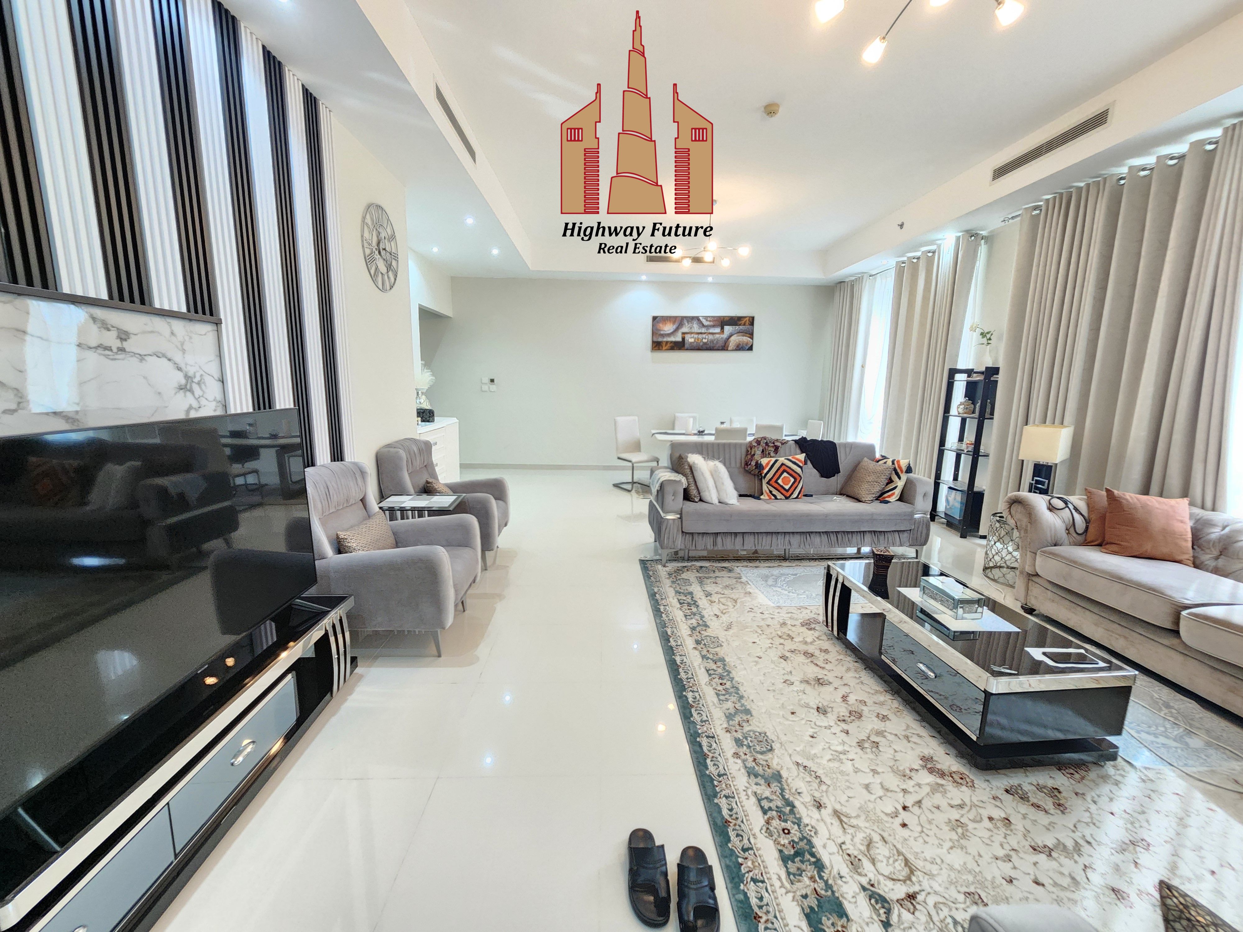 Fully sea view | Fully Furnished 3-BR + Maid | free gym pool parking