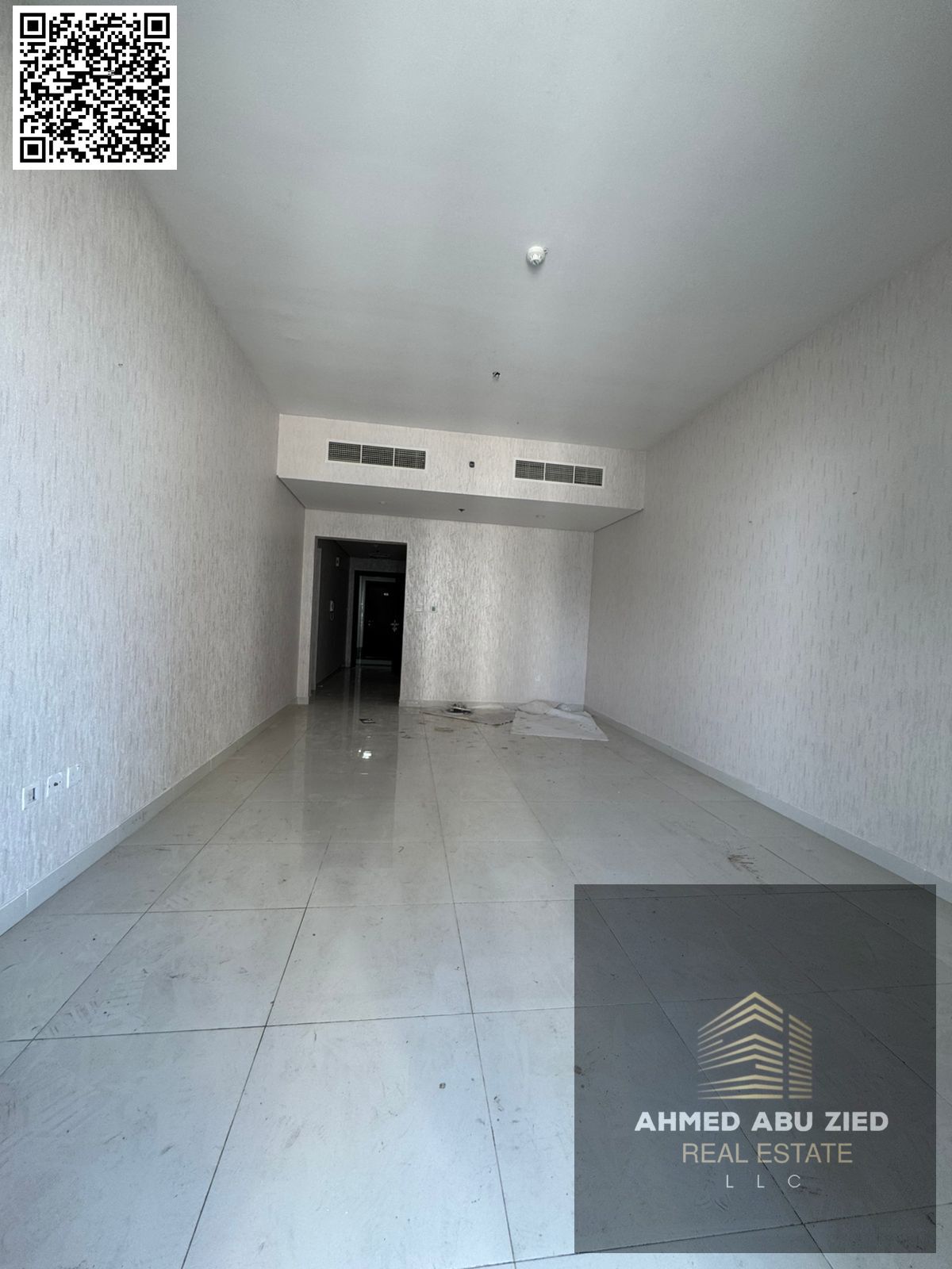 Largest and most elegant two-bedroom apartment with a living room | 3 bathrooms | Built-in wardrobes | 2 balconies with open views | Central air condi