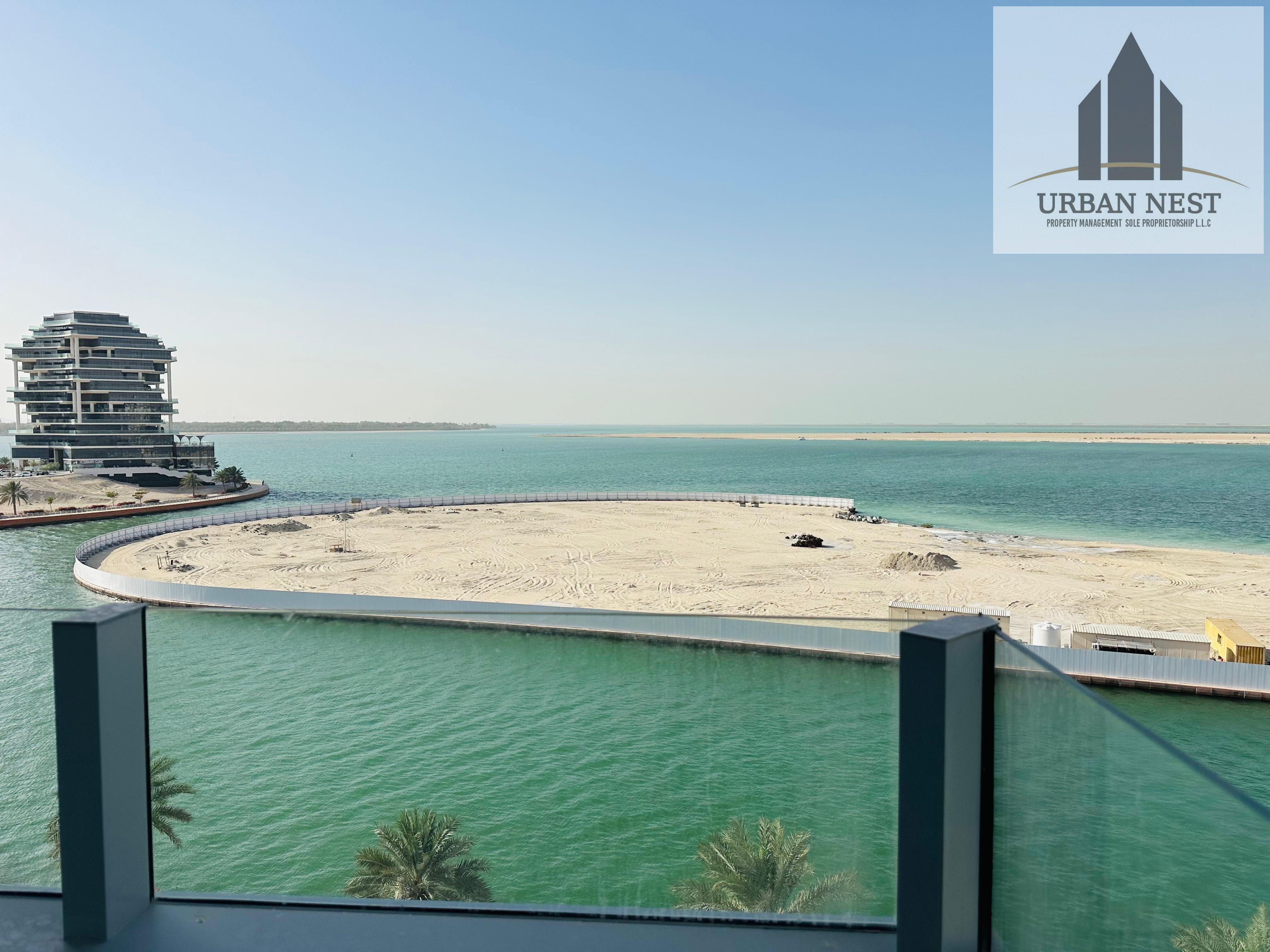 Fully Sea View | Three Bedroom Apartment with maid room | Ready to move unit