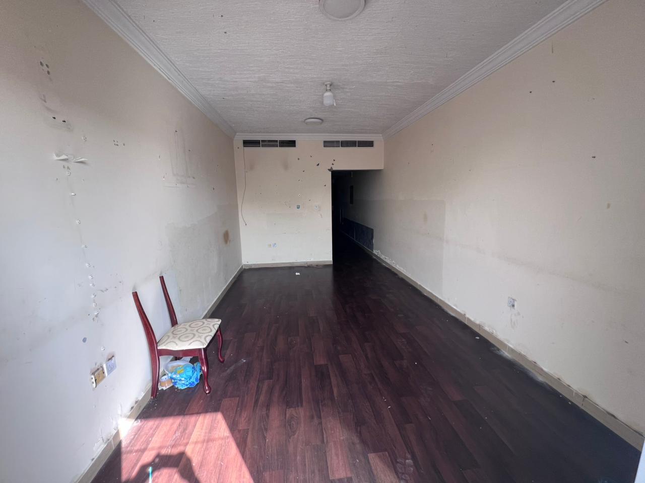 Beautiful apartments at the lowest prices. Two-bedroom apartment with a living room for annual rent in Al Muwaihat 2, directly on Sheikh Ammar Street.