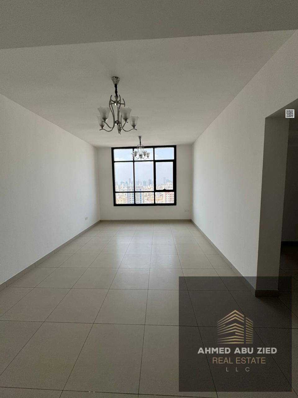 2BR, 2BA apartment with open glass view, high-quality hotel finishing, modern décor, free parking, continuous maintenance, 24h security, near Emirates
