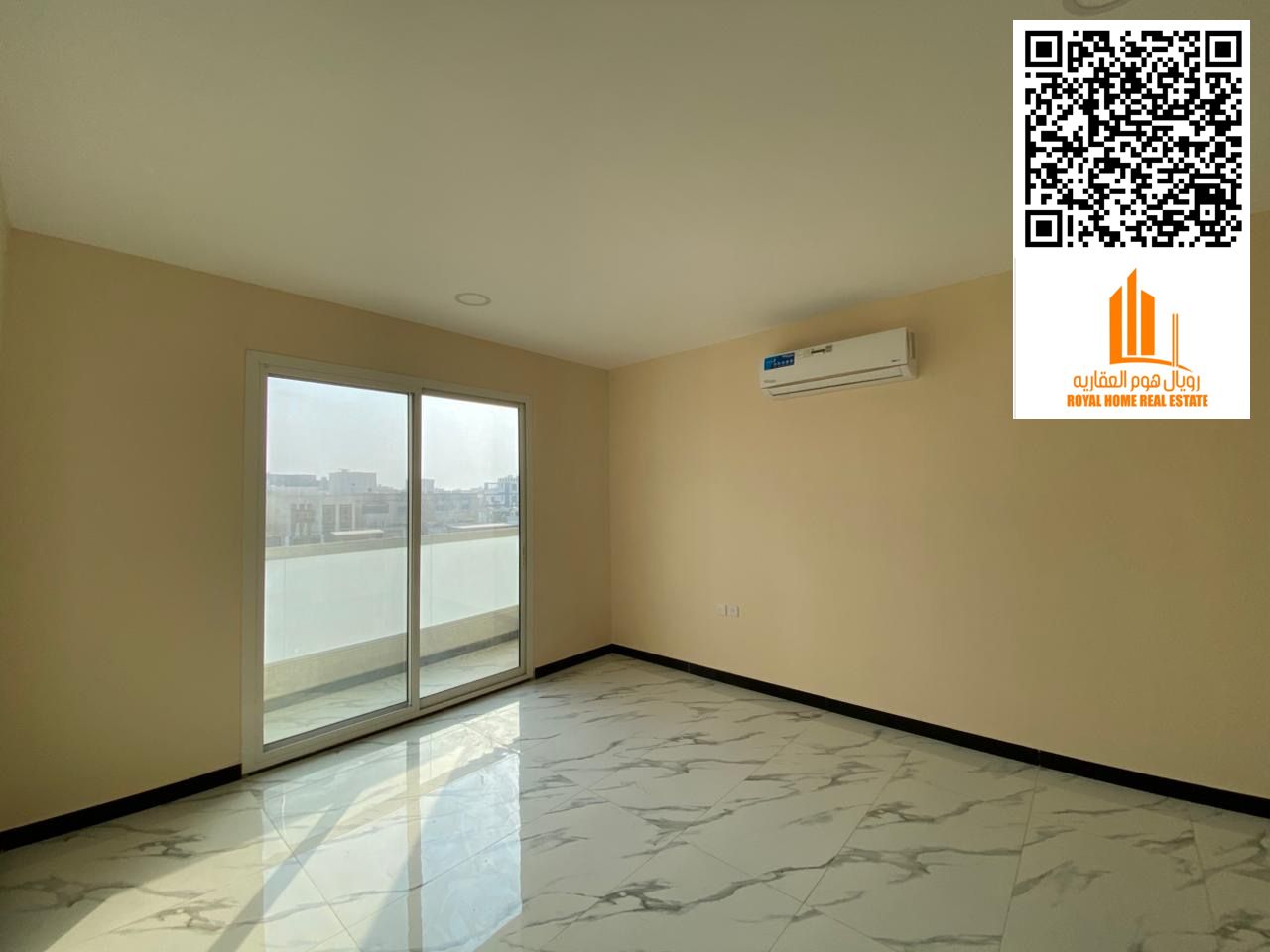 Spacious bedroom and hall with wide layout, ideal for families. Located in Al Zahya. Quiet and safe area, perfect for comfortable residential living .