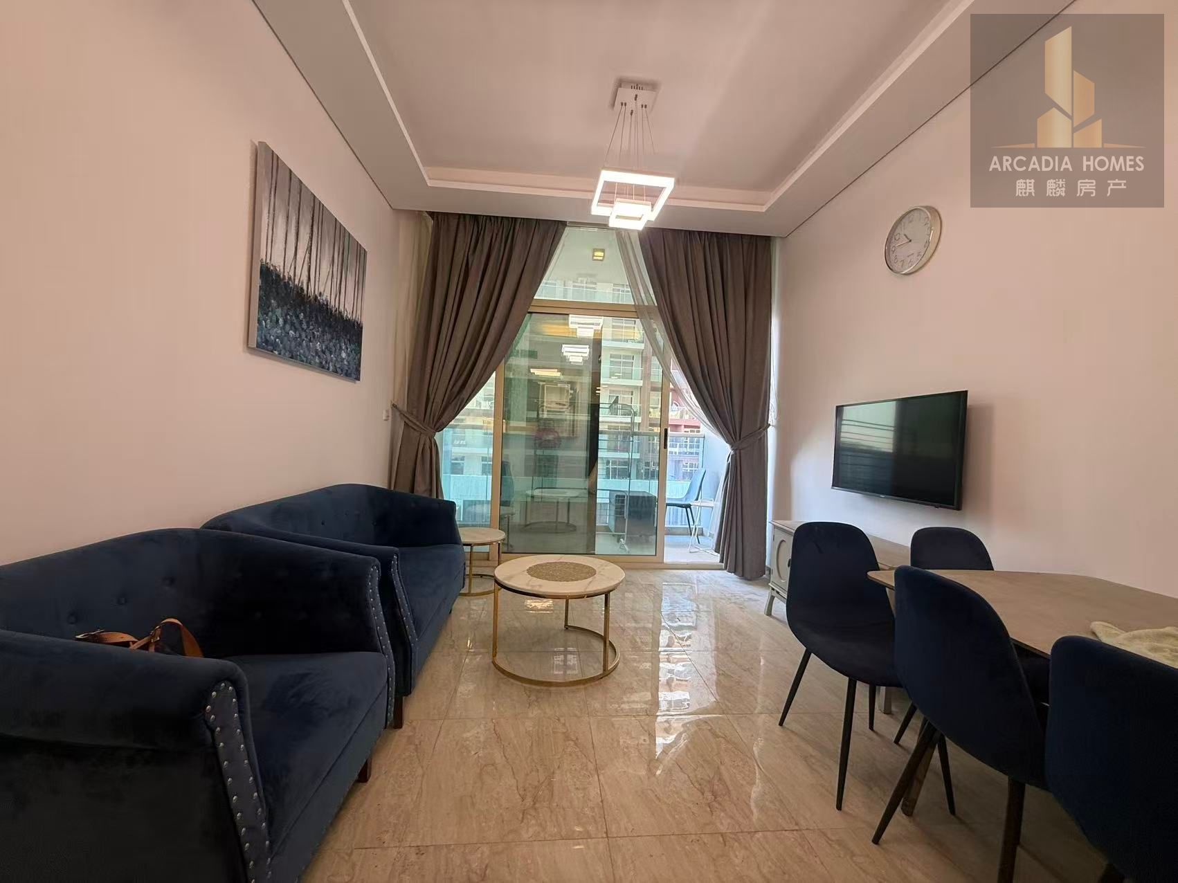 Furnished 2BR Apartment | Samana Greens Arjan | Pool View