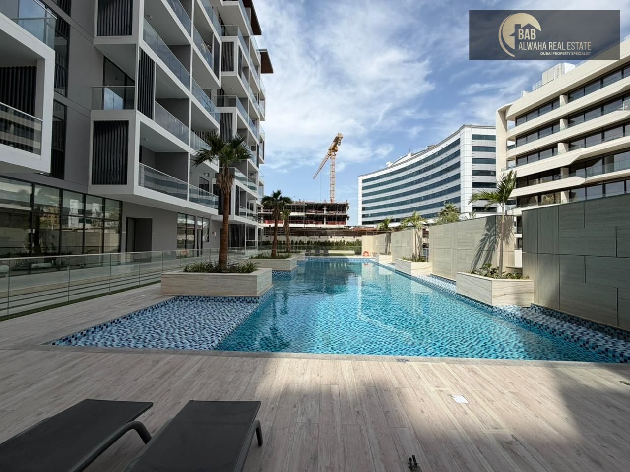 Brand new 2 B/R with maids room kitchen equipped