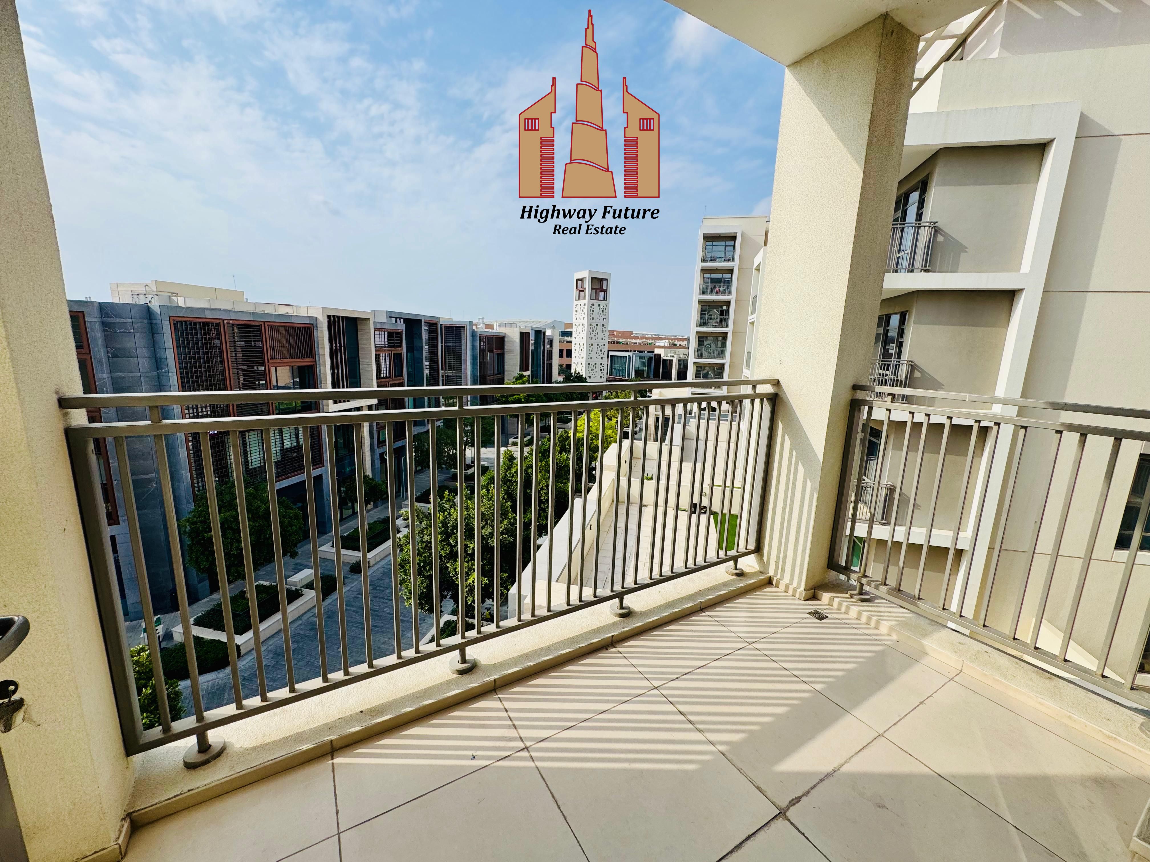 BIGGEST LAYOUT 1BHK WITH STUDY ROOM IN UPTOWN ALZAHIA BALCONY POOL VIEW +ALL AMENITIES